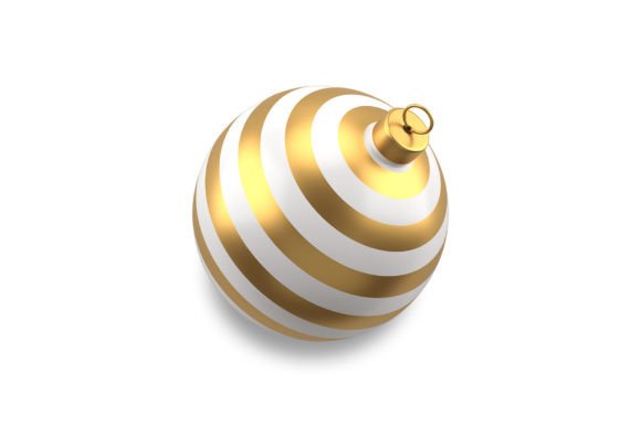 Christmas Ball 3D Illustration for Digital Products
