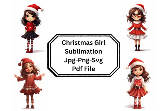 Christmas Girl Sublimation: A Review of Festive Illustrations for Modern Brands