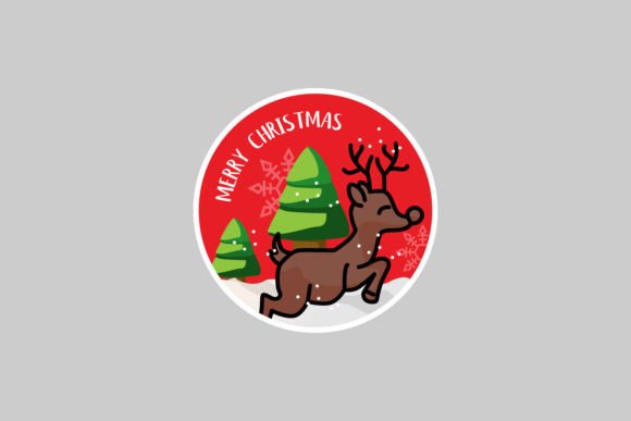 Christmas Season Celebration Sticker Review for Blog Illustrations