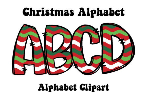 Cute Red Green Strips Christmas Alphabet: A Seller's Review