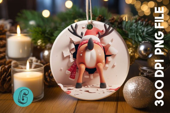 Reindeer Christmas Ornament Back 37: A Review for Digital Sellers
