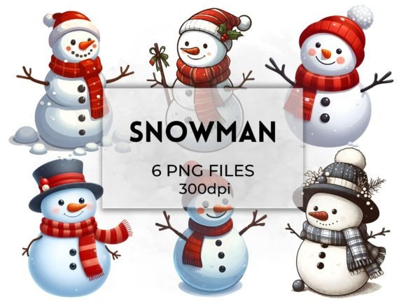Snowman Illustration Christmas Pack Review for Brand Designers